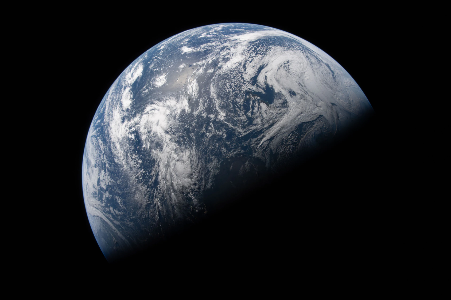 la terre vue de l'espace 
